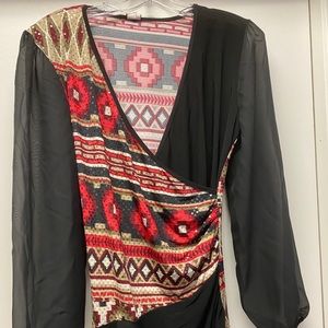 Ladies crossover blouse